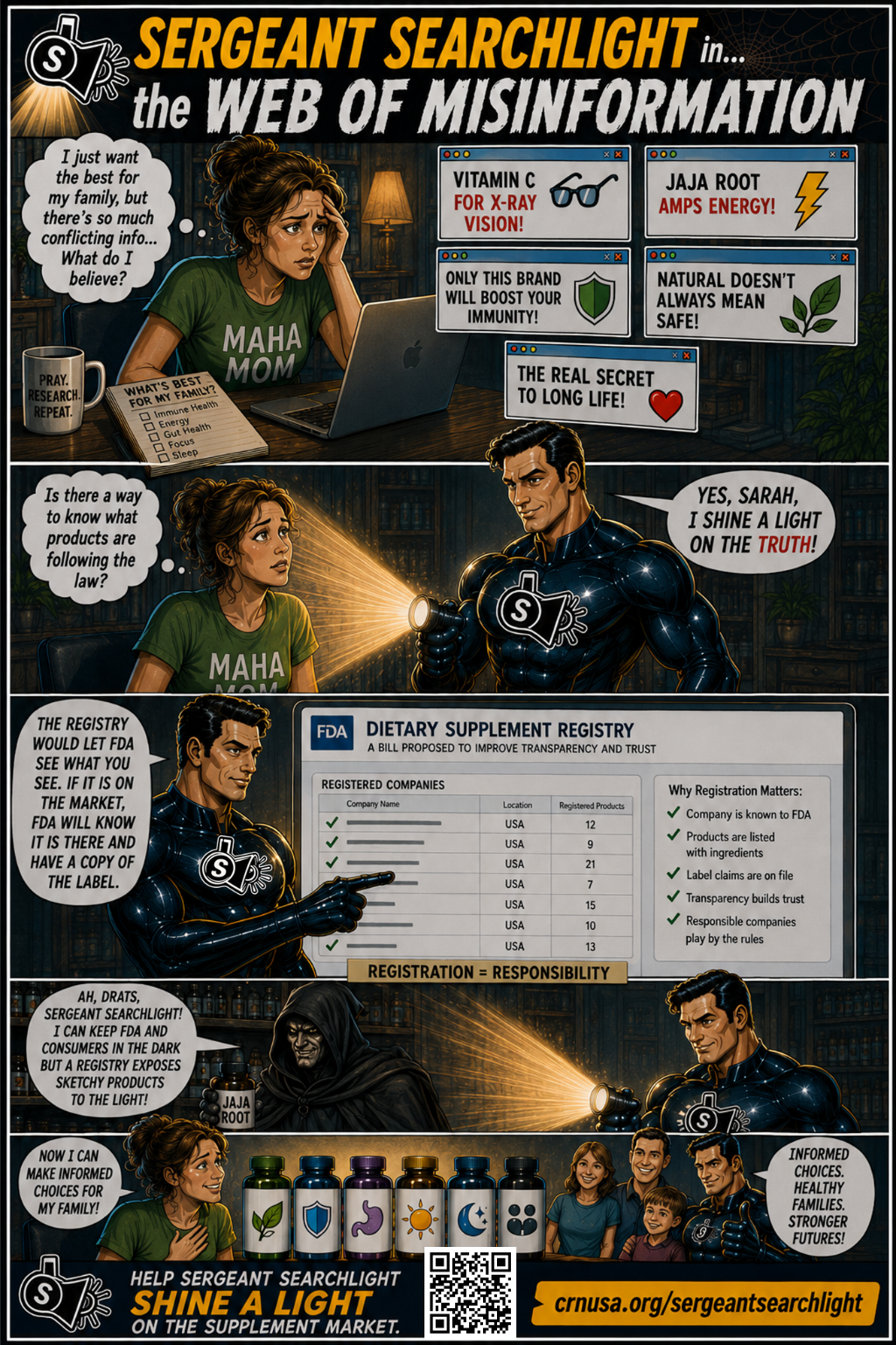 Sergeant Searchlight Episode 8 comic strip