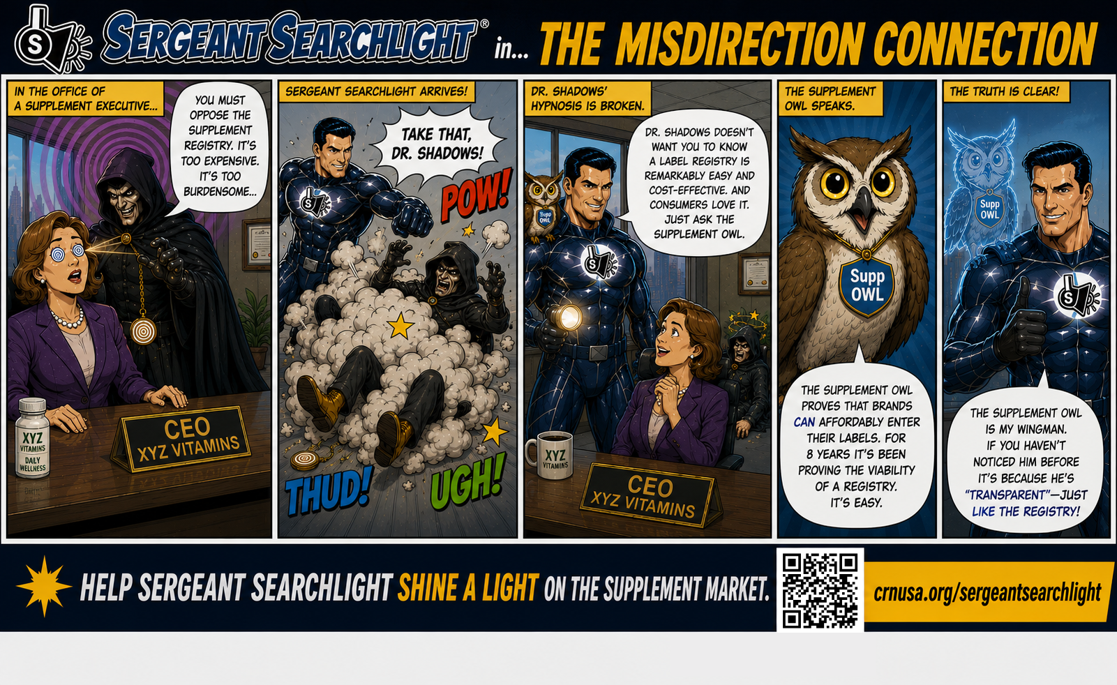 Sergeant Searchlight Episode 9 comic strip
